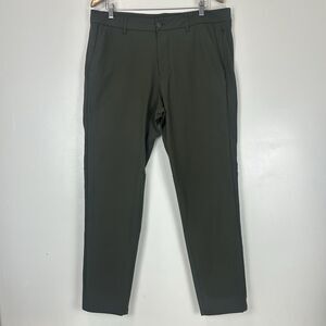 Lululemon Men's 36x ABC Slim-Fit Pant 30.5" Warpstreme Dark Olive Performance